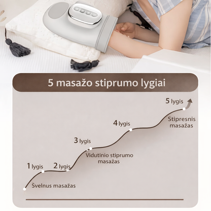 Išmanusis rankų masažuoklis su šildymo funkcija